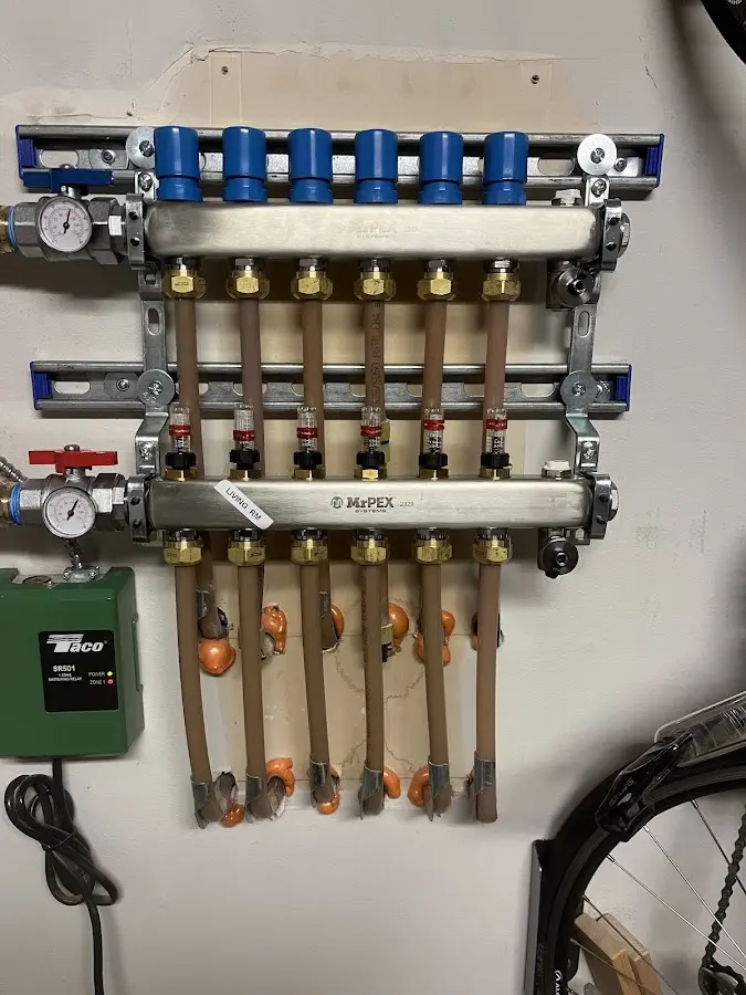 Plumber performing Gas Line Installation at a residential property in Sun City West